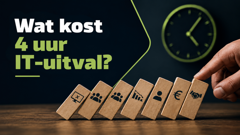 Wat kost 4 uur IT-uitval? De rekensom die je liever niet maakt. | 24x7 ICT