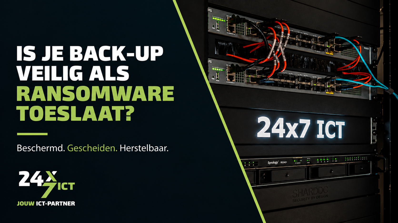 Waarom traditionele back-ups je niet meer beschermen tegen ransomware | 24x7 ICT