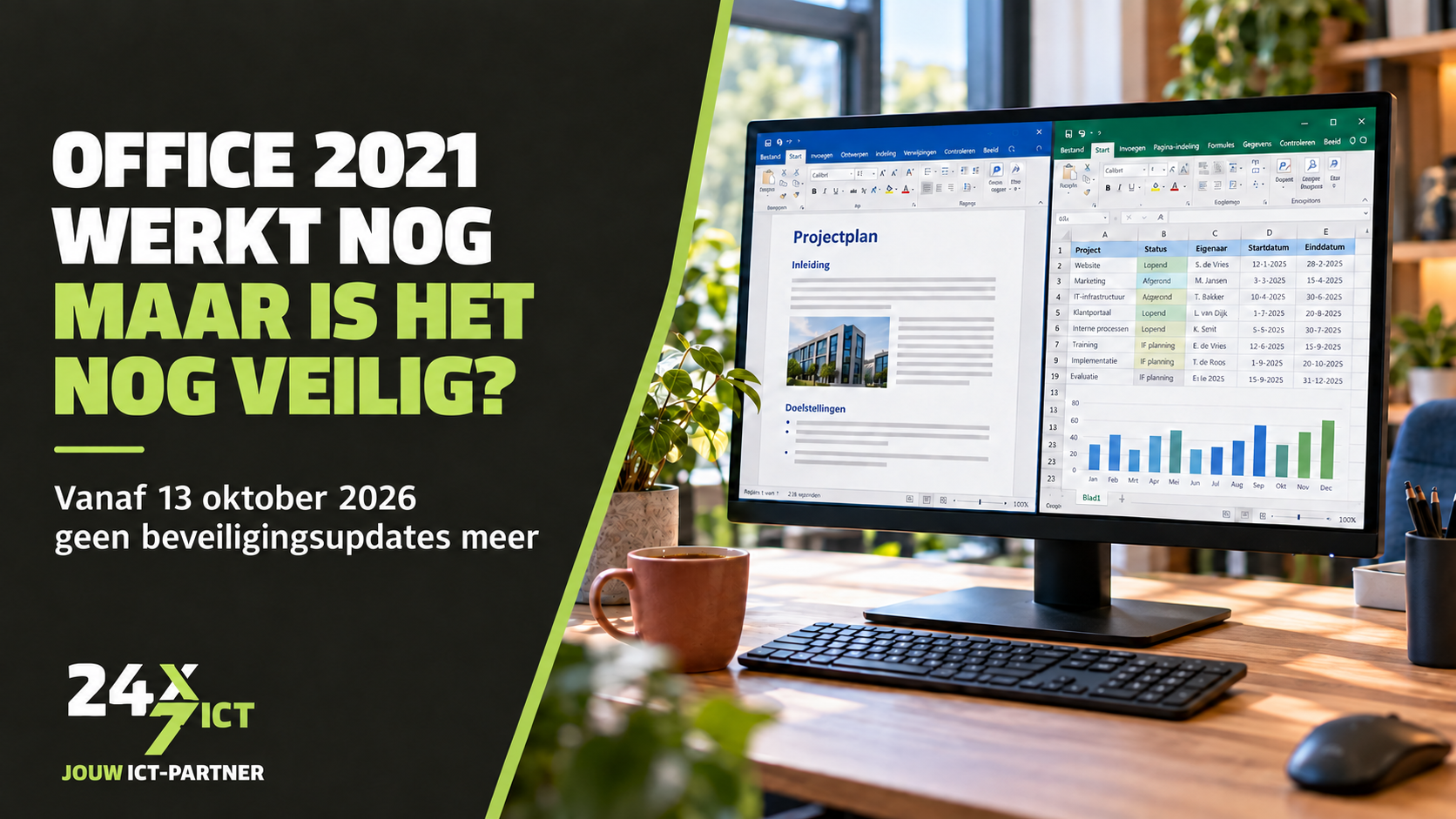 Office 2021 stopt op 13 oktober: werkt jouw team er nog mee? | 24x7 ICT